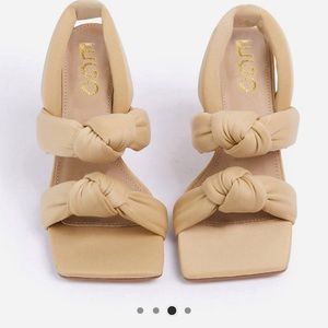 Ego x Molly Mae infatuated padded heeled sandals